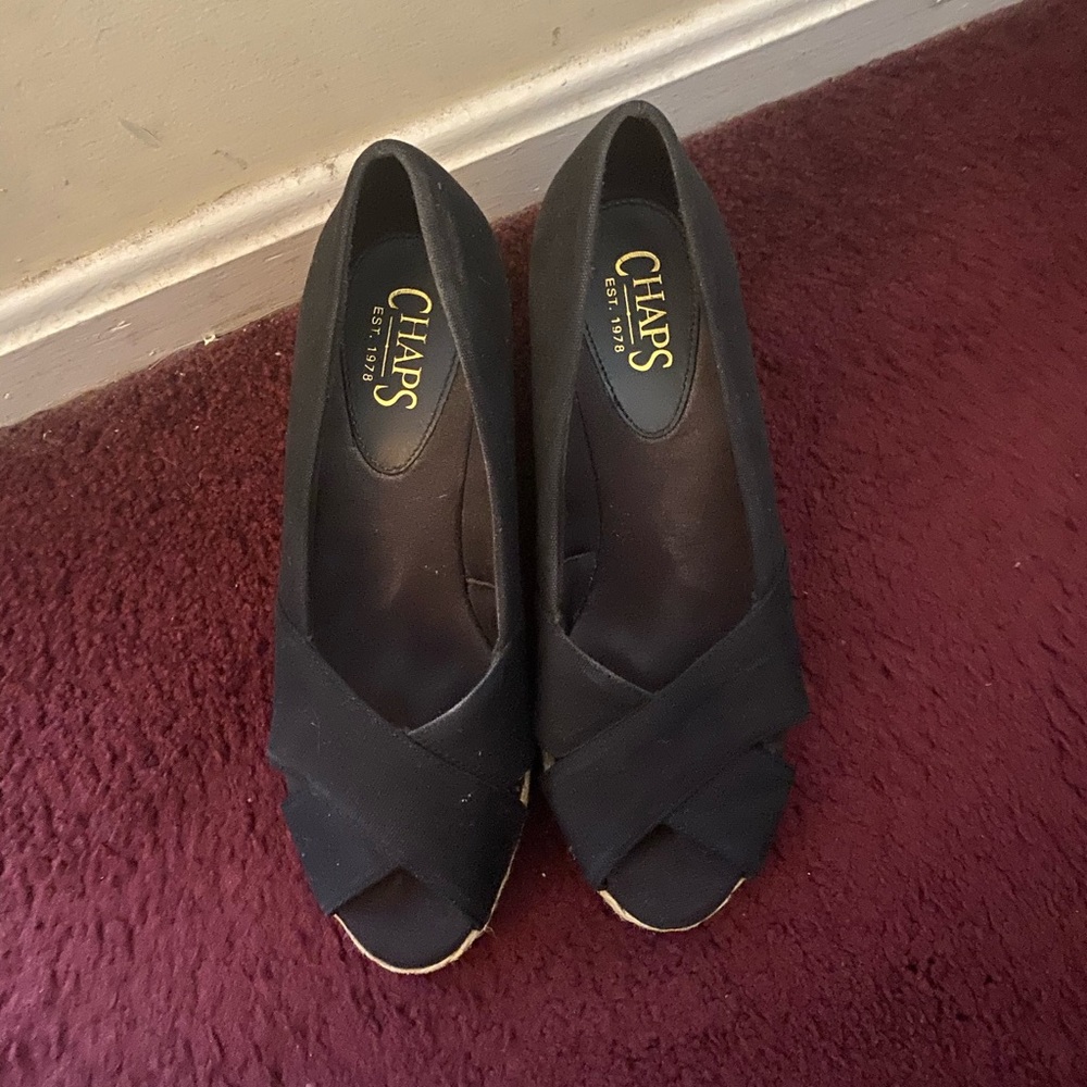 Black Chaps wedges